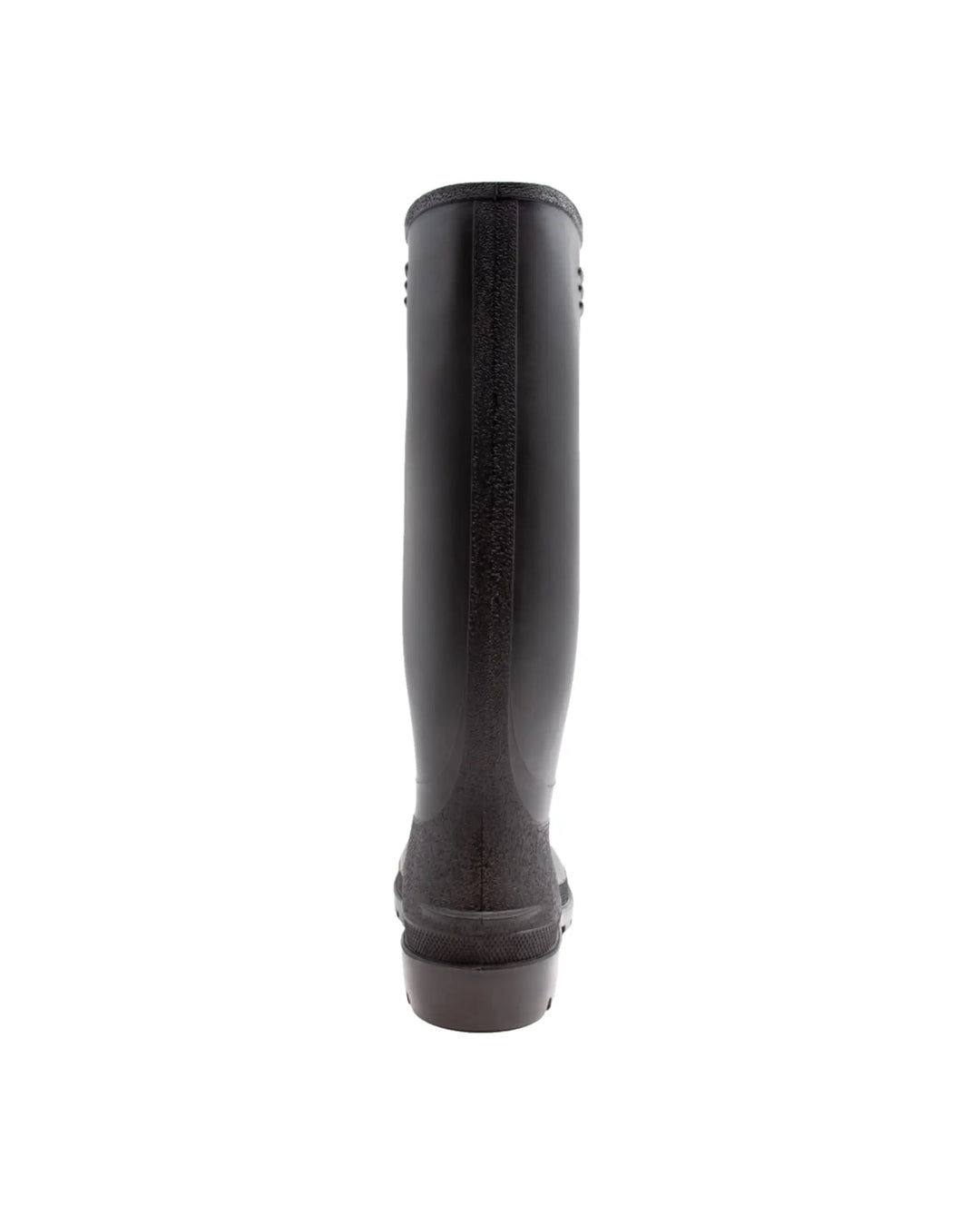 Vista trasera de la bota Dunlop Pricemastor Negro