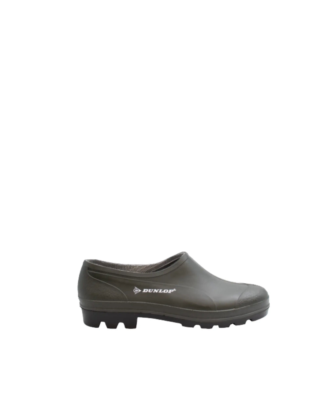 Vista lateral del Zapato de jardín Dunlop Bicolour Wellie