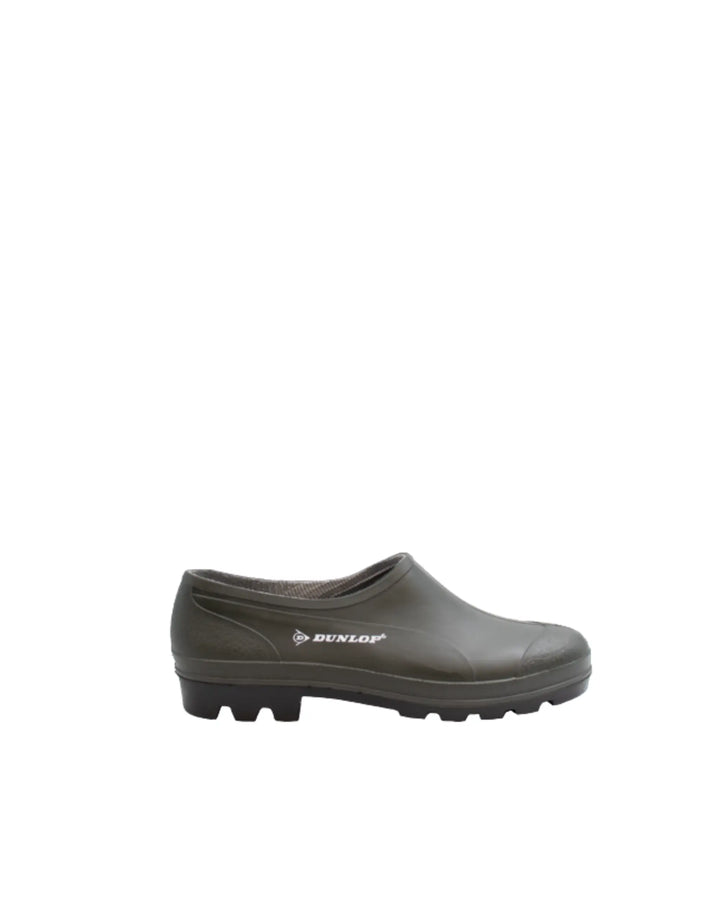 Vista lateral del Zapato de jardín Dunlop Bicolour Wellie