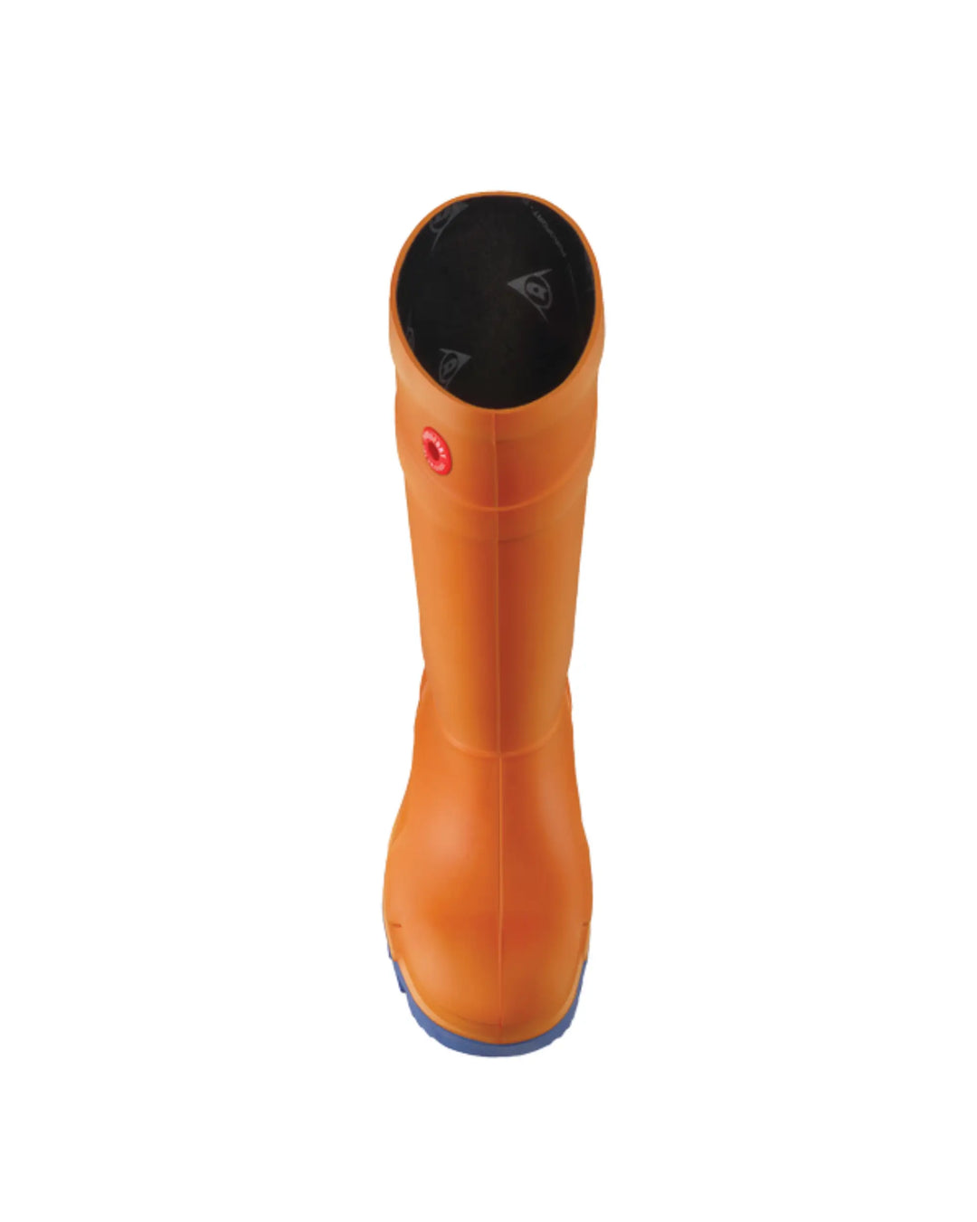 Vista delantera de la bota Dunlop Purofort Thermo+ Full Safety Naranja