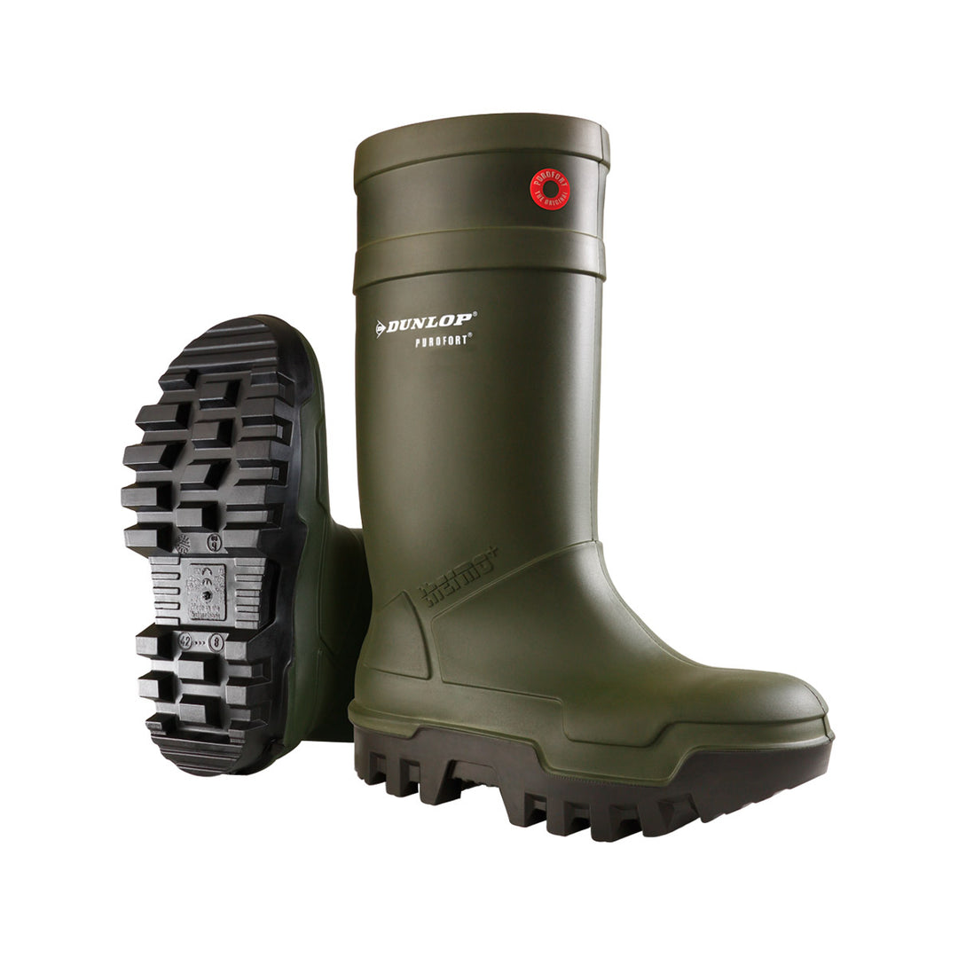 BOTA Dunlop Purofort Thermo + Full Safety (Verde Oscuro / Negro)