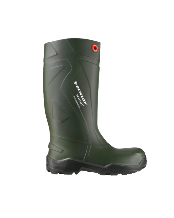 Vista lateral de la bota Dunlop Purofort+ Full Safety