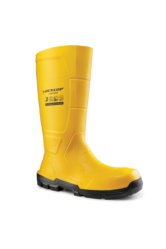 Vista diagonal de la bota Dunlop Jobguard Full Safety