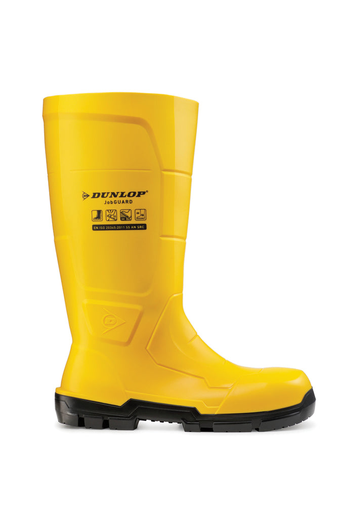 Vista lateral de la bota Dunlop Jobguard Full Safety