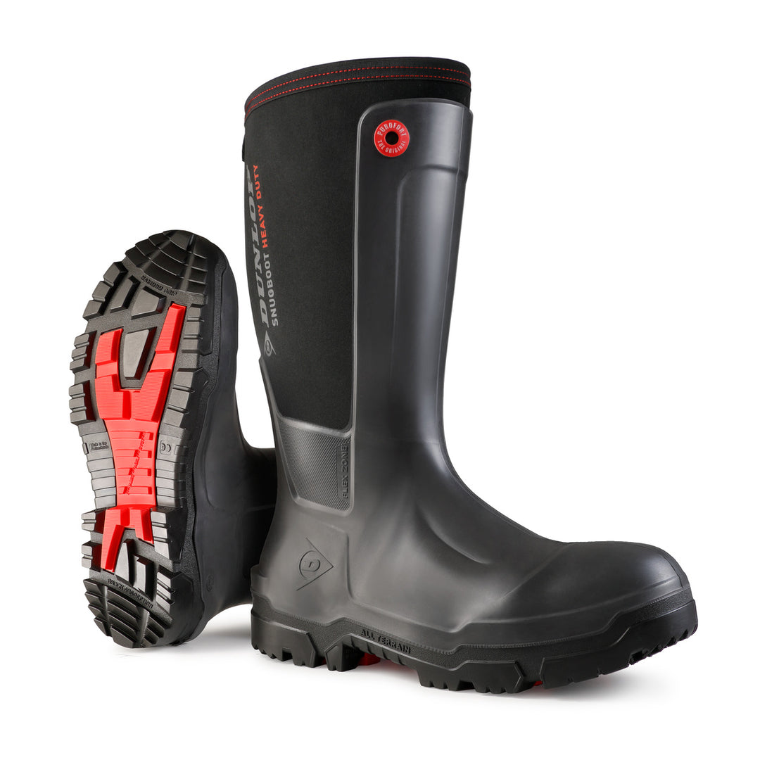 Bota Dunlop Snugboot Heavy Duty Full Safety Caña Alta para Trabajos Pesados