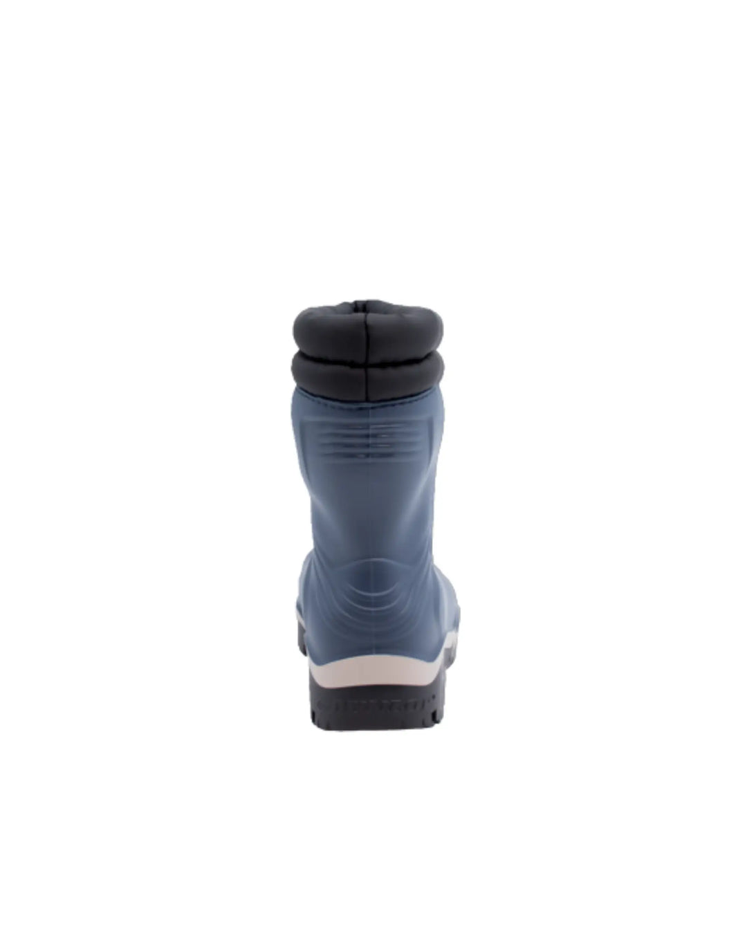 Vista trasera de la bota Dunlop Kids Blizzard Azul