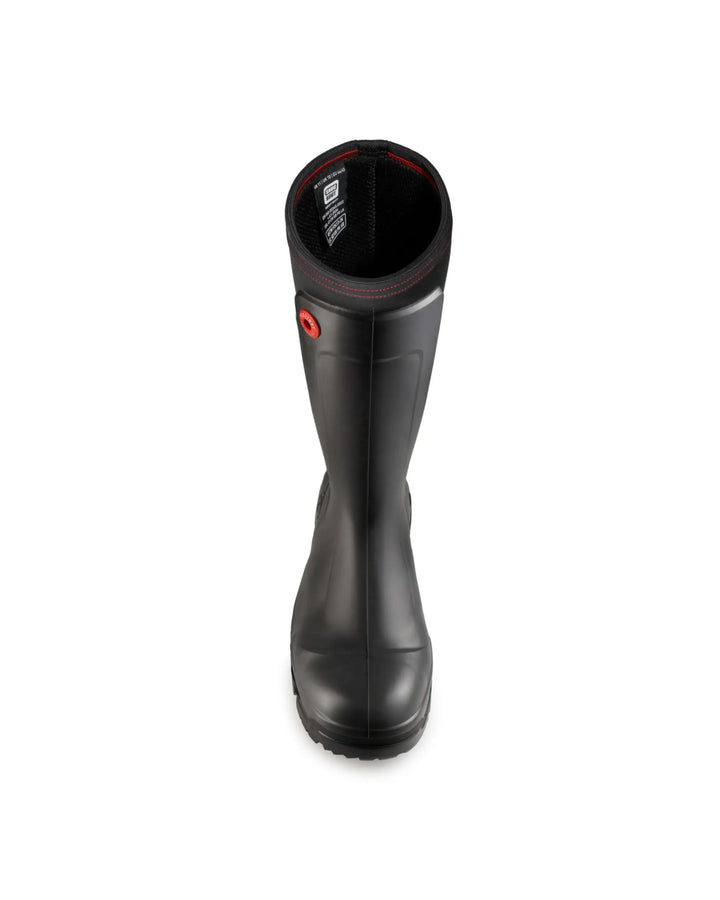 Vista delantera de la bota Dunlop Snugboot Heavy Duty Full Safety Caña Alta