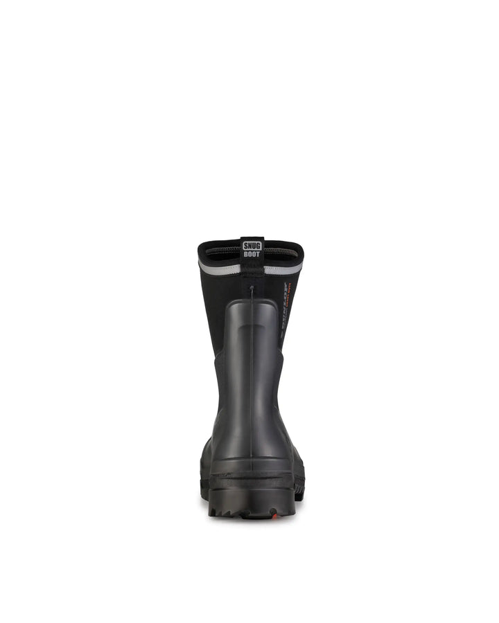 Vista trasera de la bota Dunlop Snugboot Heavy Duty Calf Full Safety Media Caña 