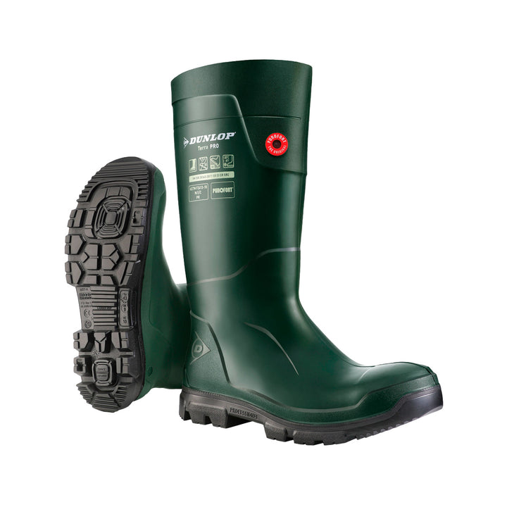 Dunlop TerraPro Ful Safety Verde/Negro