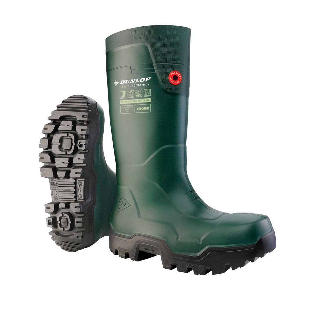 Bota Dunlop FieldPRO Thermo + Heritage (Verde)