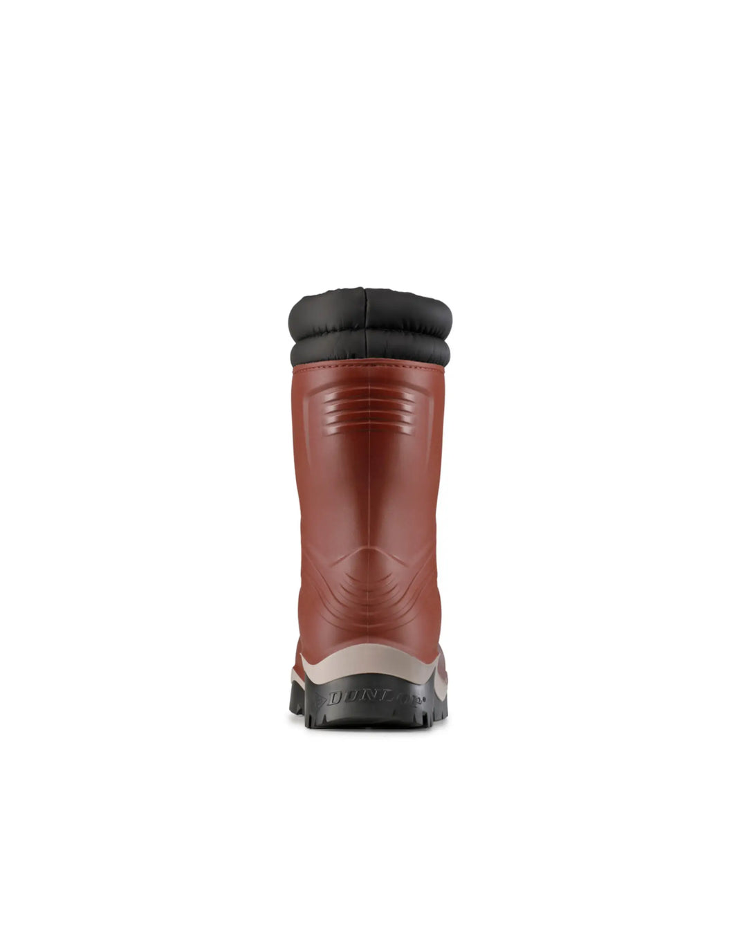 Vista trasera de la bota Dunlop Kids Blizzard Burdeos
