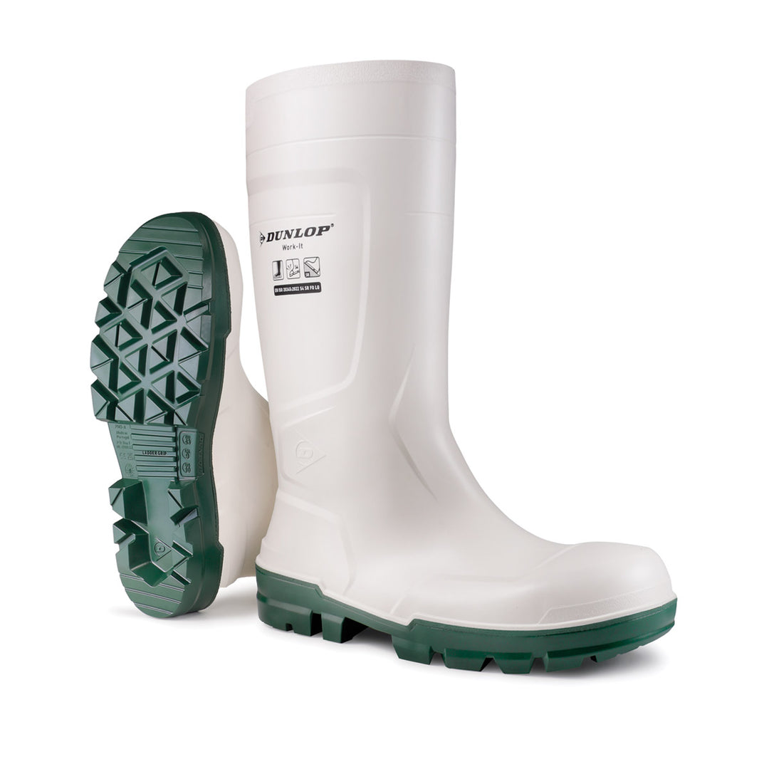 Botas Dunlop Work-It S4 (Blanco)