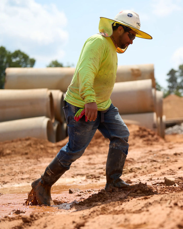 Bota Dunlop Work-It S5 ideal para la actividad de construcción