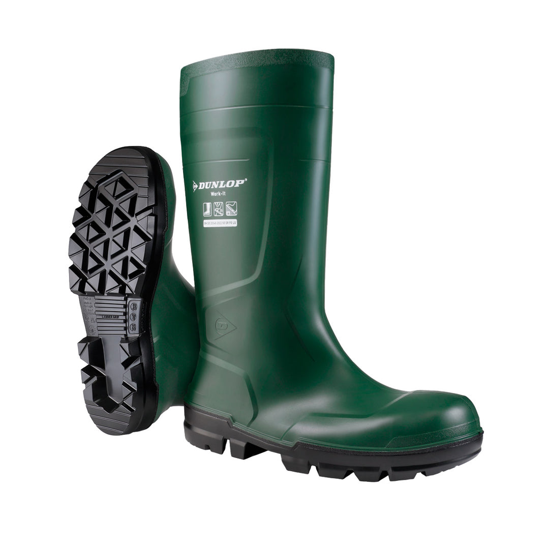 Bota Dunlop Work-It Full Safety Heritage (Verde)